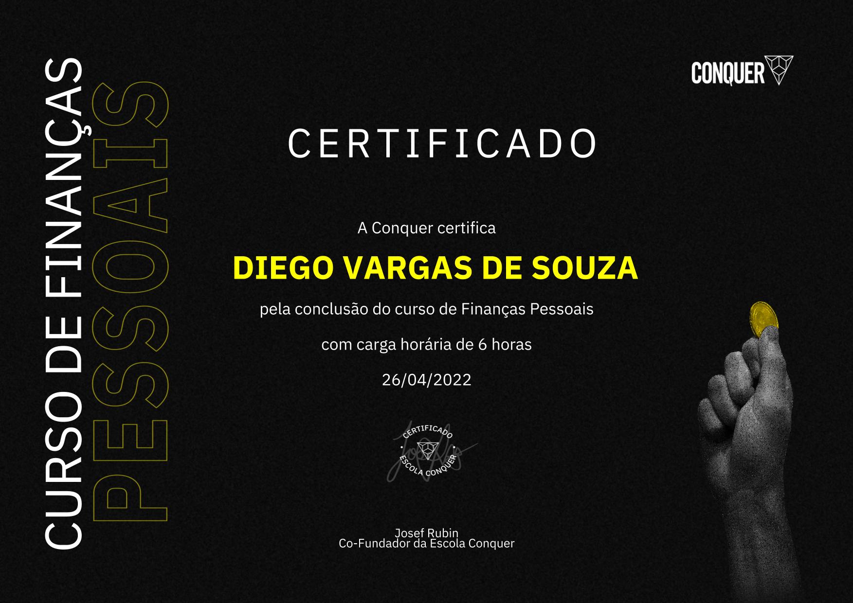 Certificado de Finanças Pessoais